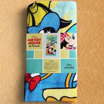 MICKEY MOUSE & FRIENDS - Serviette de bain / plage 100% coton 60x120cm