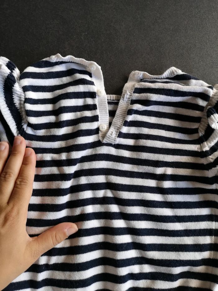 Pull marinière bébé fille verbaudet