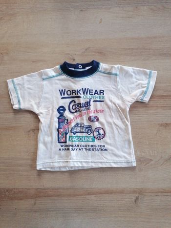 Tee-shirt 6-12 mois coton