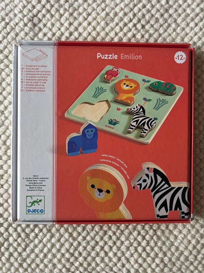 Mon puzzle d’encastrement Emilion Djeco +12mois - photo numéro 6