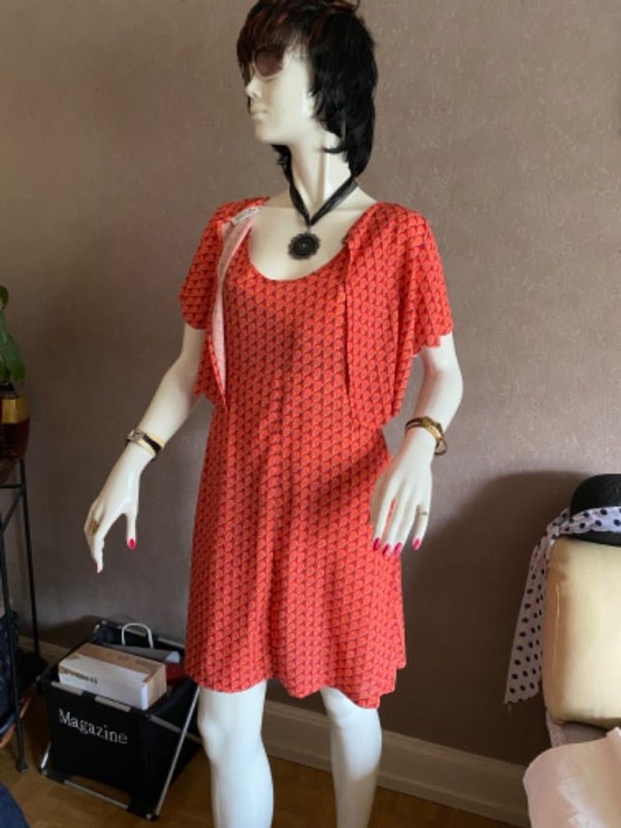 Robe fluide boléro intégré Molly Bracken T38