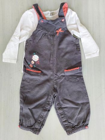 Ensemble salopette 12m