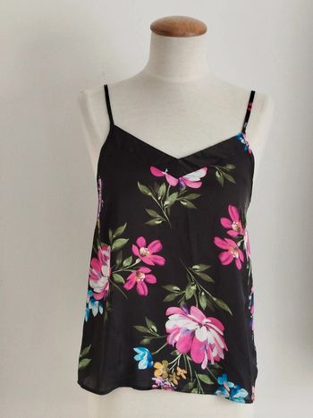 Joli débardeur noir fleurie Love to lounge taille 34/XS