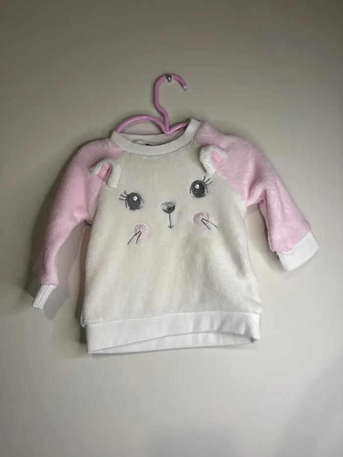 👚 pull chaud hiver - bébé fille - 6 mois - influx - très bon état