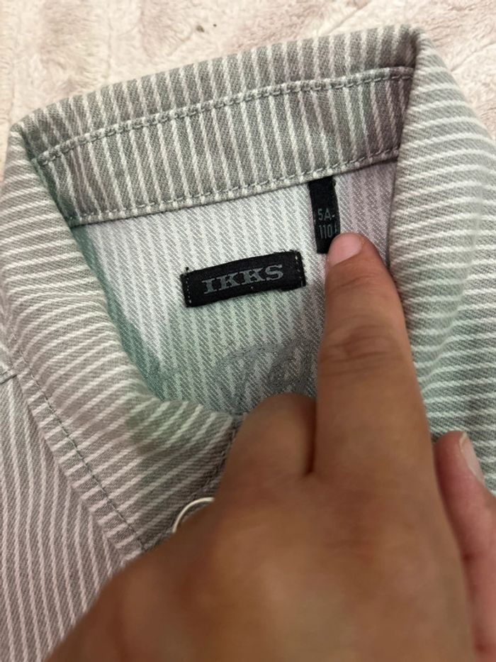 Veste en jeans Ikks taille 5 ans - photo numéro 2