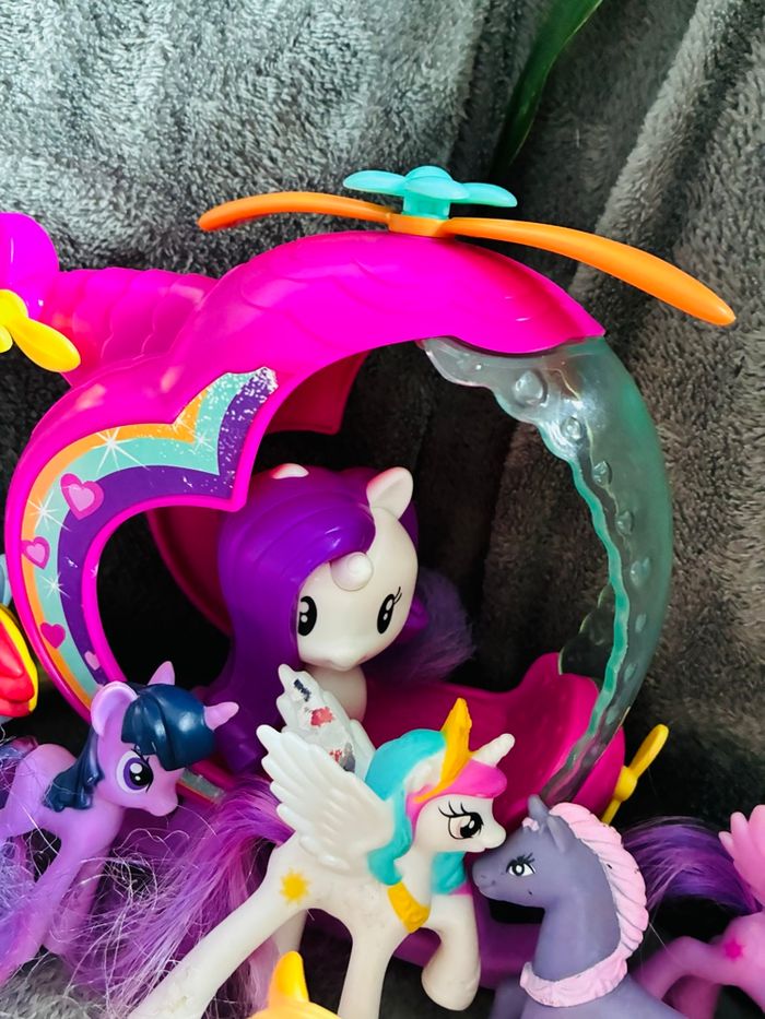 Lot mon petit poney avec hélicoptère - photo numéro 8