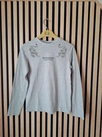 Tee shirt manches longues coton biologique 10 ans
