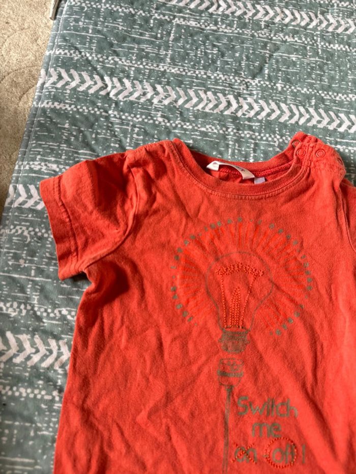 Tee shirt orange 18 mois - photo numéro 3