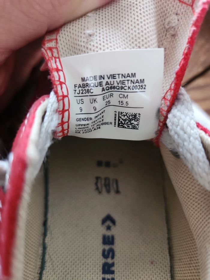 Converse rouge - photo numéro 3