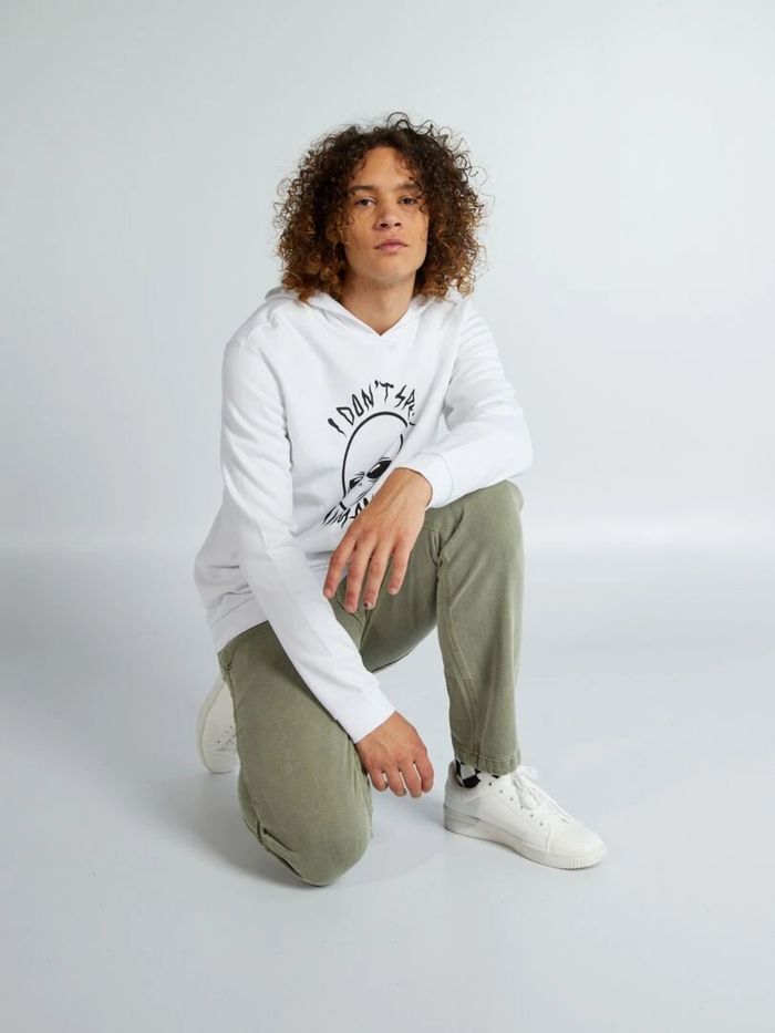 Sweat - Blanc Extraterrestre Gris Ovni Homme Taille XS - photo numéro 4