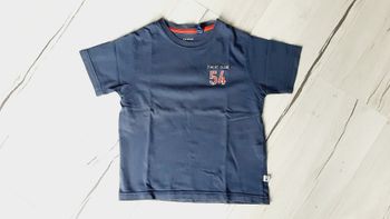 Vêtement garçon tee-shirt manches courtes bleu Okaïdi 5 ans