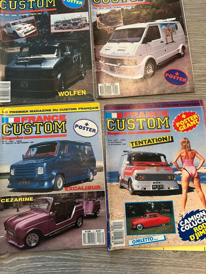 Lot 11 magazines France Custom Vintage - photo numéro 2