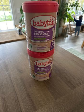 Lait 3eme âge babybio optima croissance