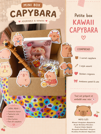 Box kawaii Capybara