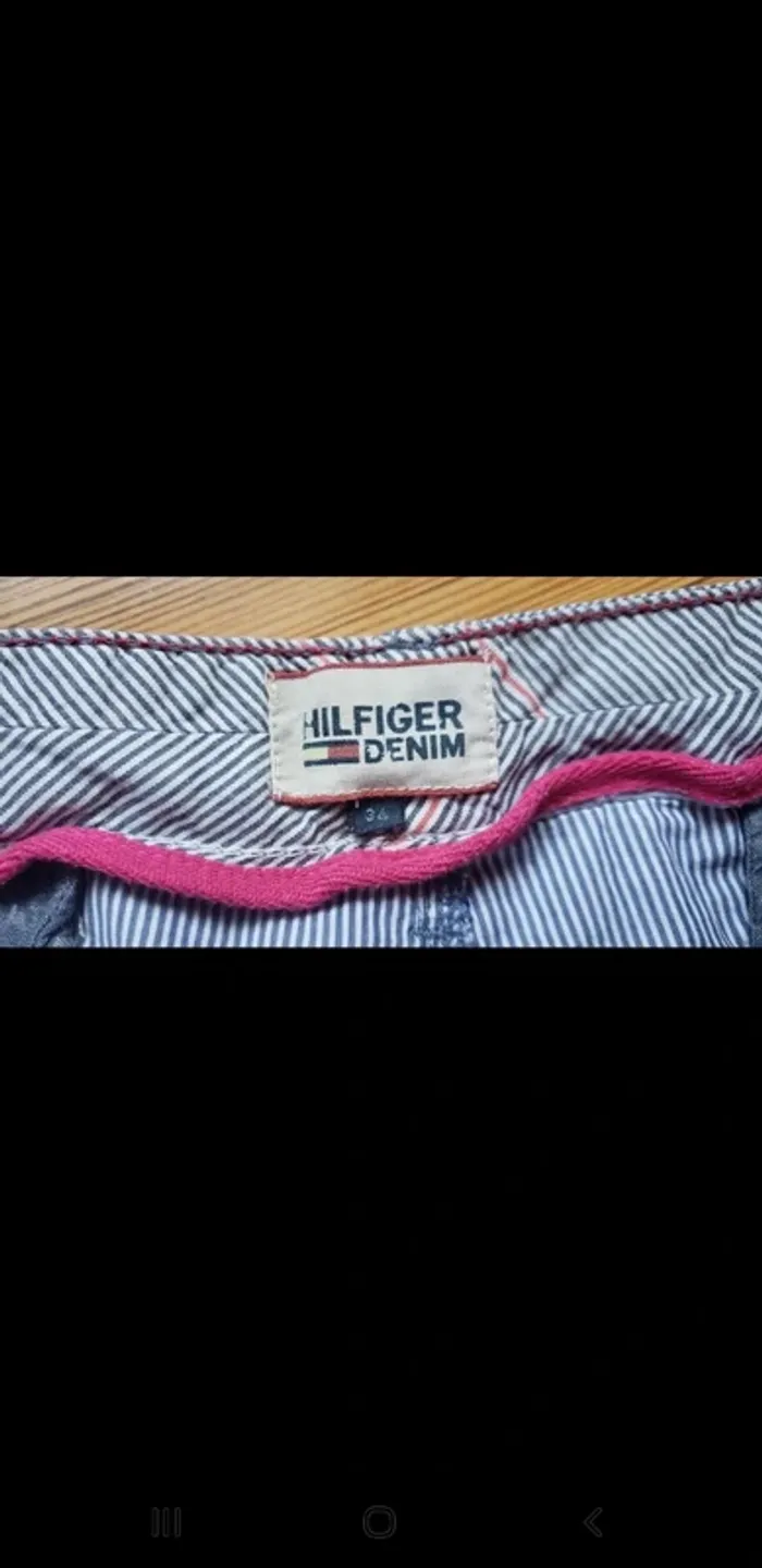 Short bermuda femme Tommy Hilfiger denim - photo numéro 3