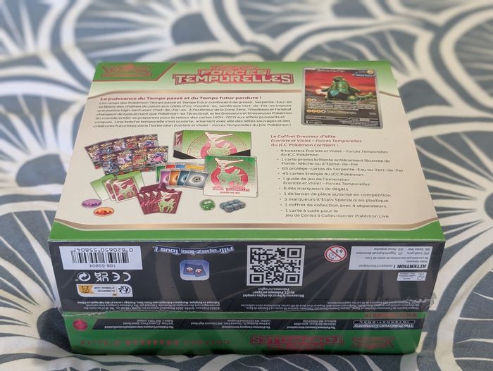 ETB Pokémon Coffret Dresseur d'élite Vert de Fer EV05 Fr - photo numéro 4