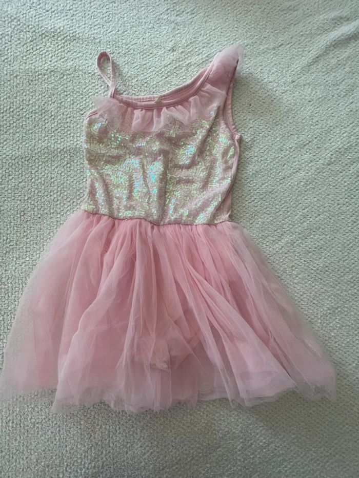 Tutu de danse fille rose pale 140 cm 10 ans