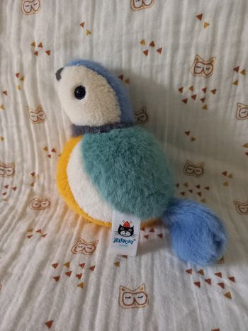 Peluche doudou oiseau Jellycat