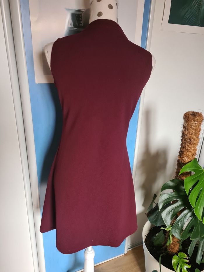 Robe chic bordeaux / Taille 36 - photo numéro 3