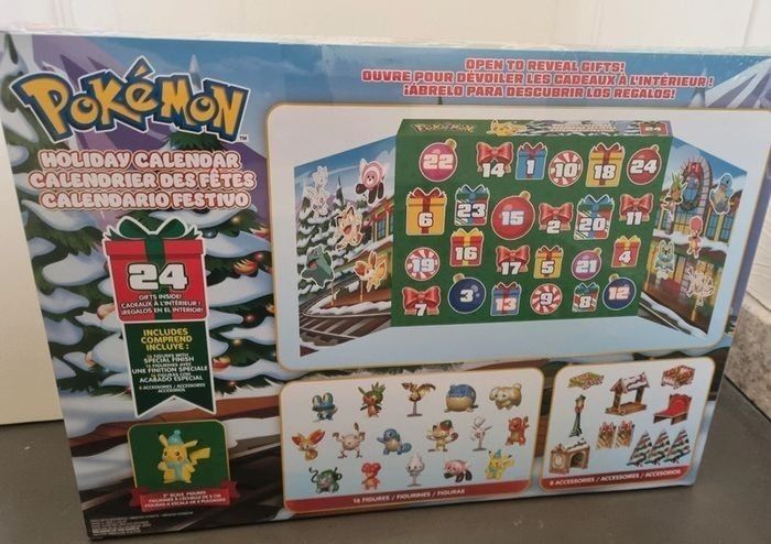 Calendrier avent pokemon bandai officiel - photo numéro 2