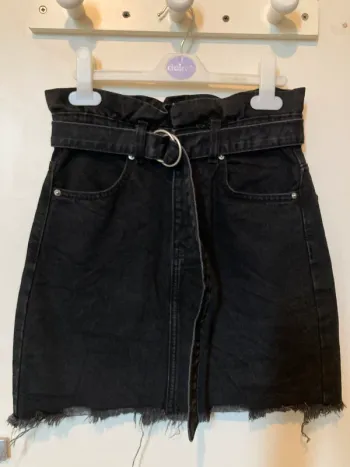 Minijupe Jean Taille Haute