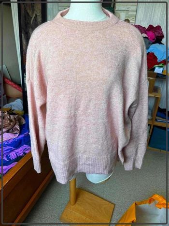 Pull rose poudré taille 40 tout doux marque C&A