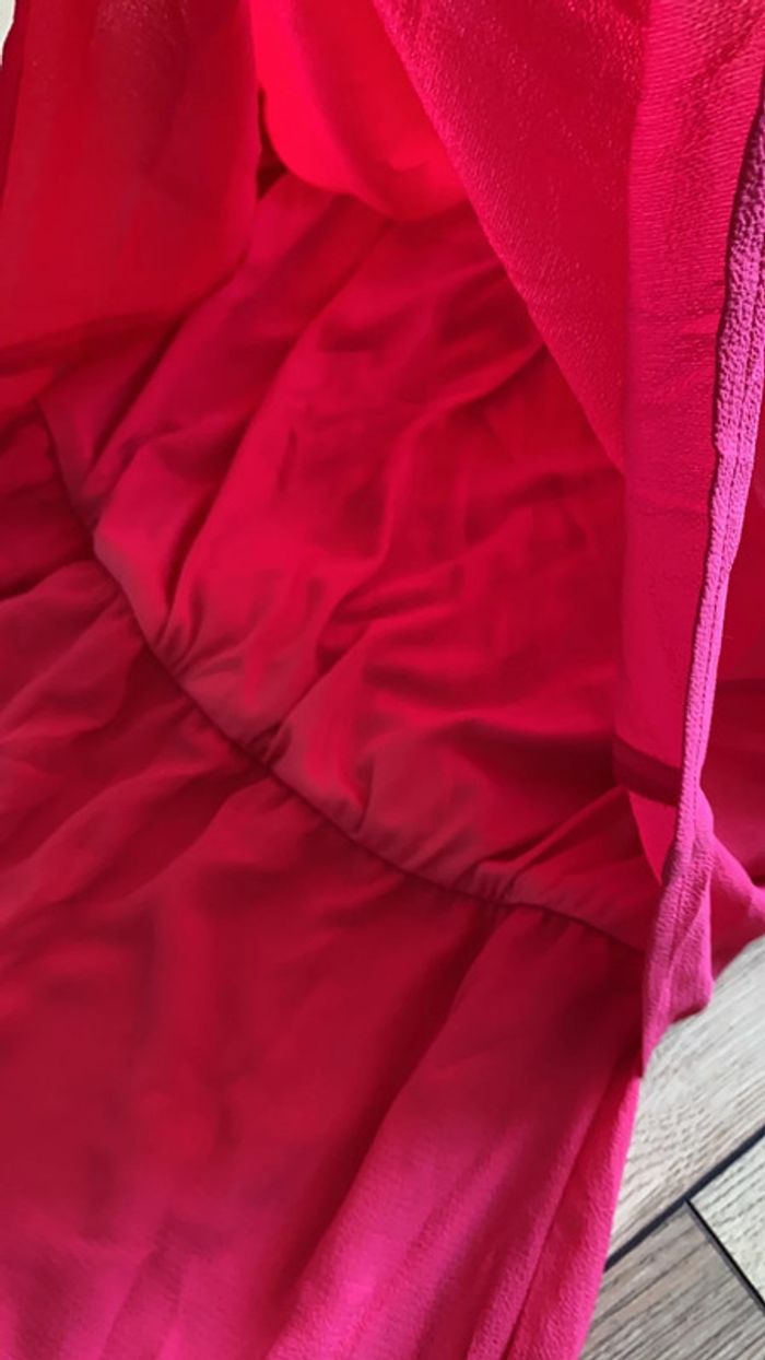 Robe rose fushia fluide - photo numéro 3