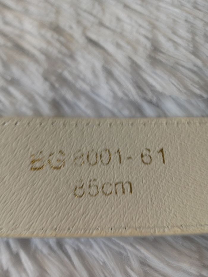 Ceinture avec strass blanche 85 cm neuf - photo numéro 2