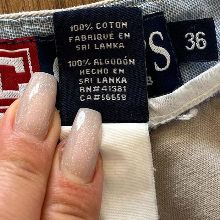 Short chino beige CHAPS pour homme, taille W 36 (46 taille française) - photo numéro 5