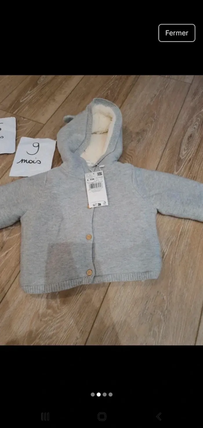 Manteau Molletonné mango neuf - photo numéro 2