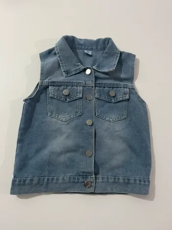 Veste en jeans sans manches - 5 ans - Shein