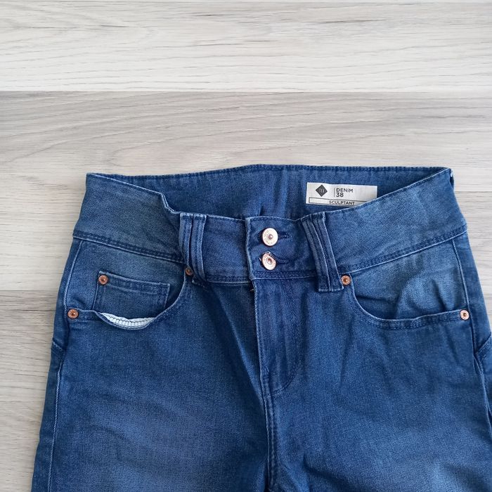 Jean femme sculptant bleu Tex taille 38 - photo numéro 2