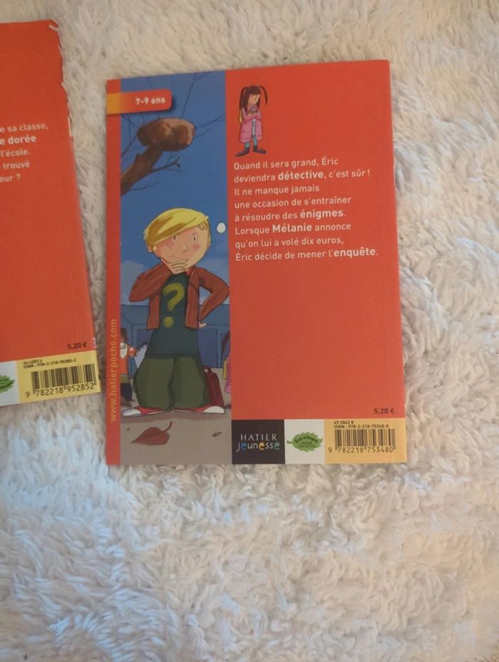 Lot de deux livres Énigmatique, mon cher Éric - photo numéro 2