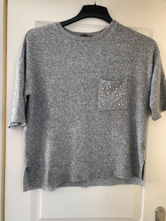 Pull manche courte Zara M
