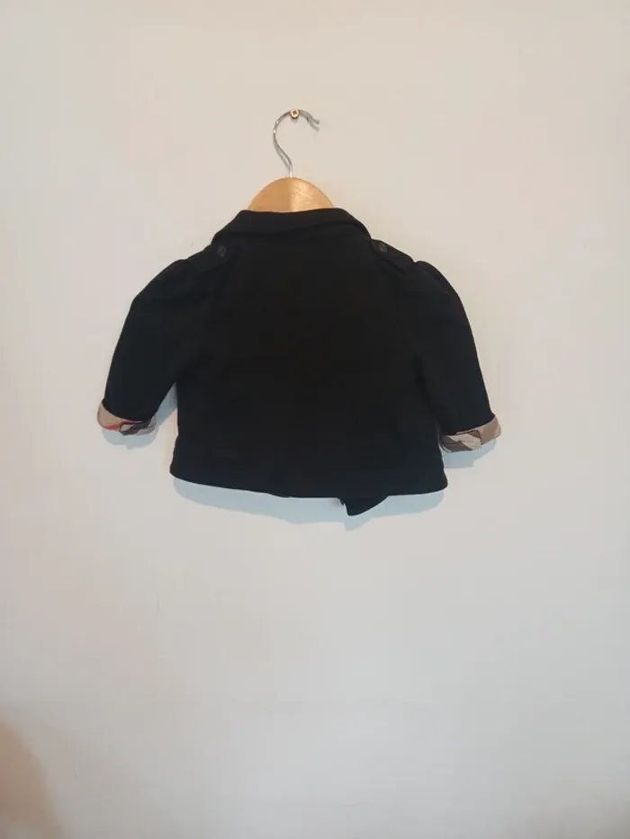 Veste burberry -6 mois- Noir - photo numéro 5