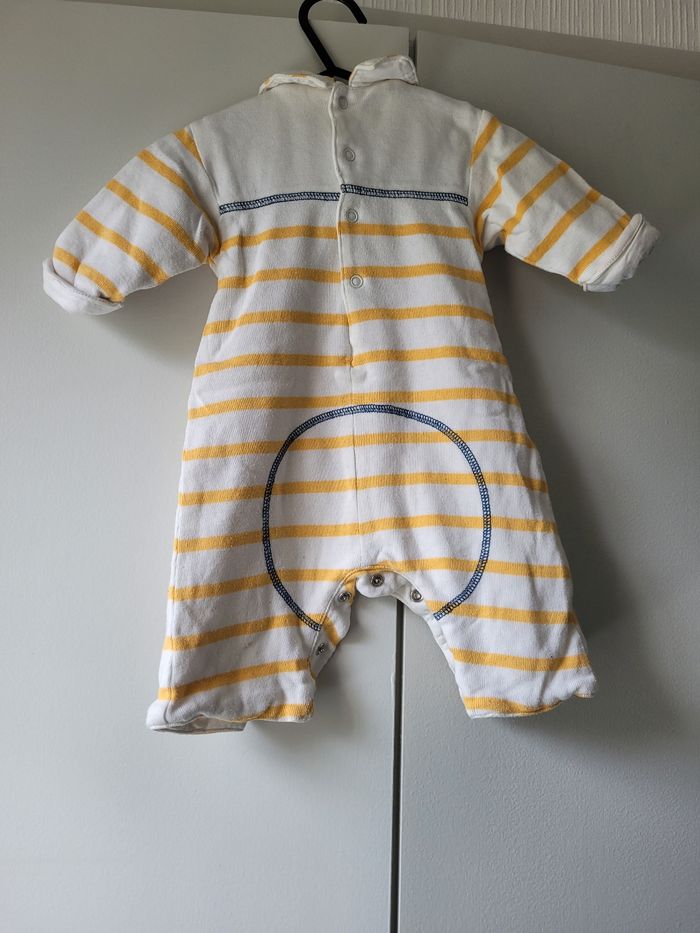 Combi doublée 3 mois 60 cm Sucre d'orge - photo numéro 5