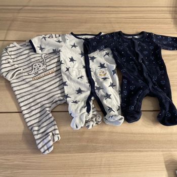 Lot 3 pyjamas gémo
