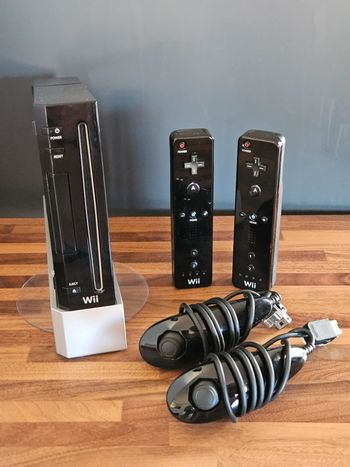 Nintendo Wii noir # Pack Pour 2 personnes #