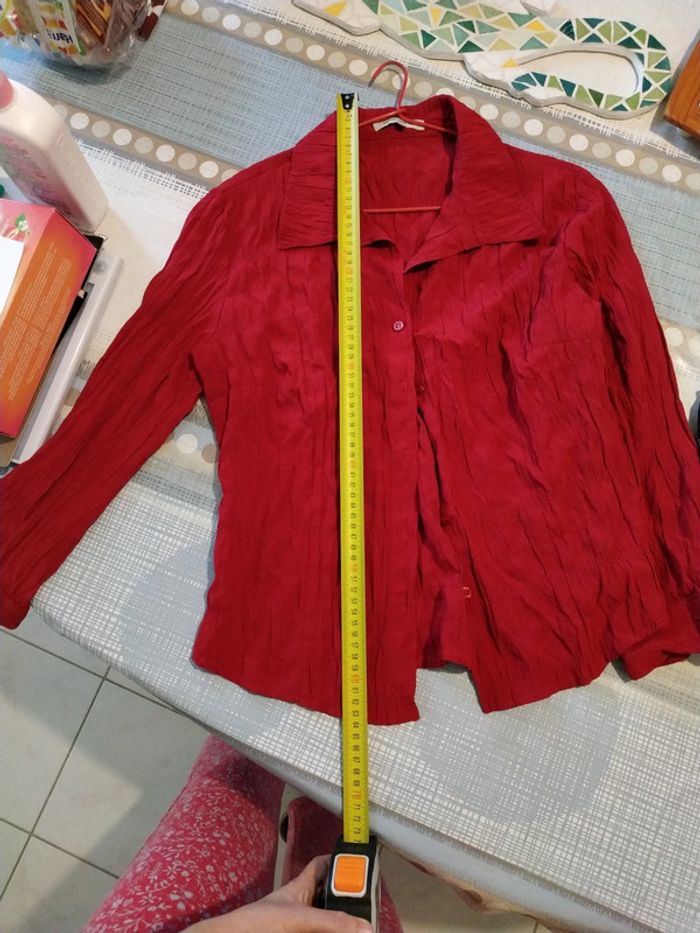 Chemisier effet froissé jacqueline riu taille 2 - photo numéro 4