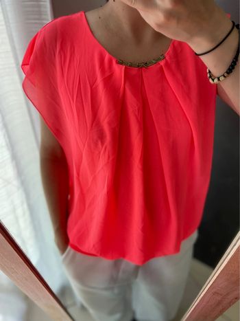 Blouse orange fluo