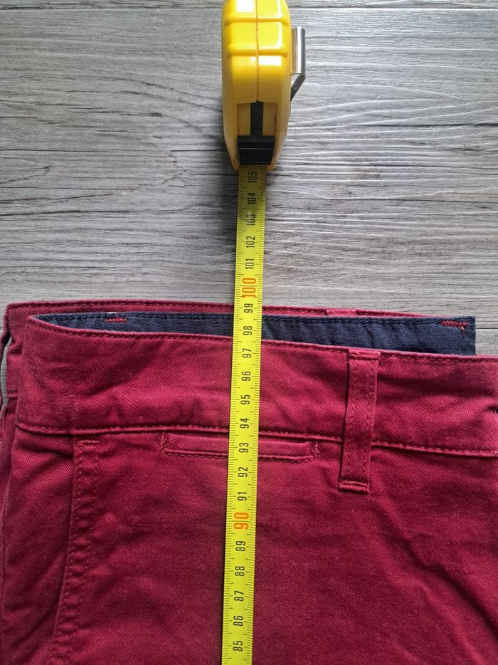 Pantalon chino Eden Park rouge bordeaux - photo numéro 8