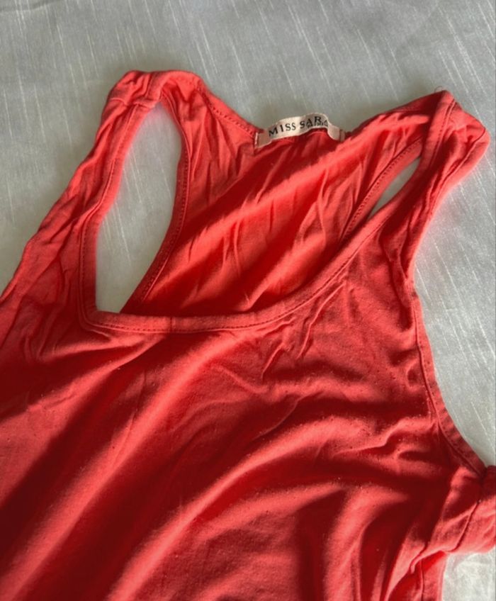 Robe longue corail - photo numéro 2