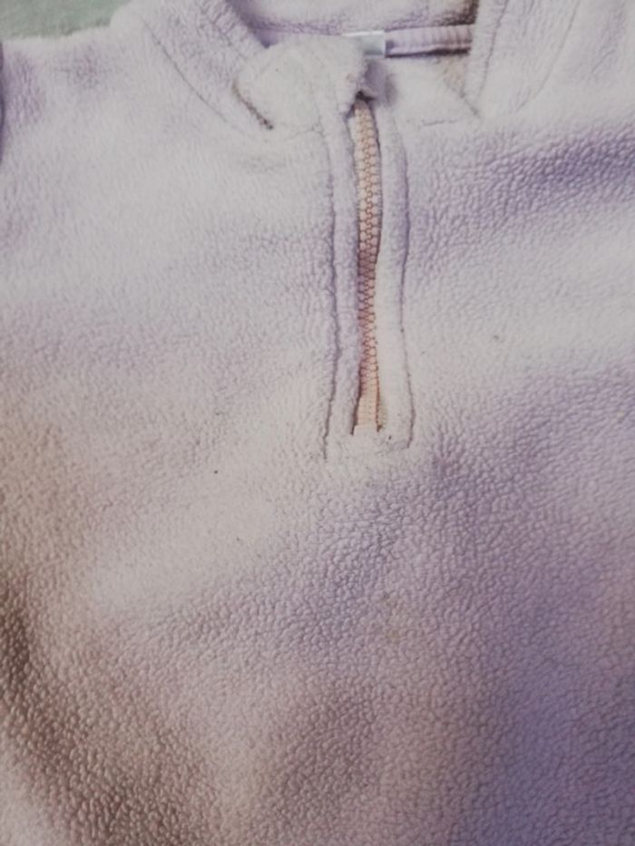 Pull polaire 23 mois rose clair - photo numéro 3