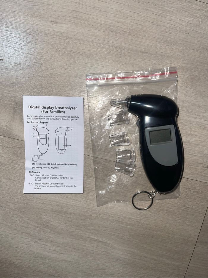 Ethylotest Électronique affichage Numérique lcd - photo numéro 3