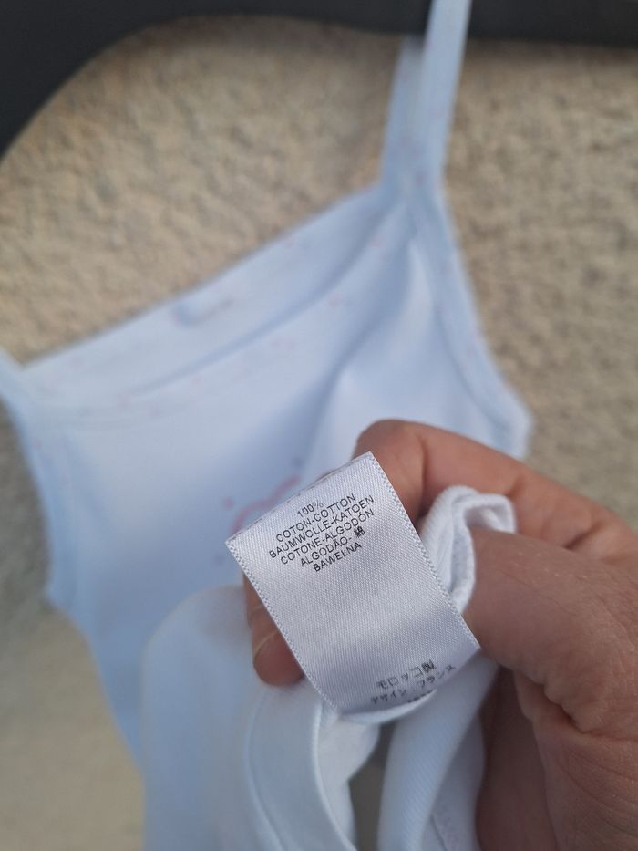 👚 Caraco / top à fines bretelles Petit Bateau 10 ans - photo numéro 4