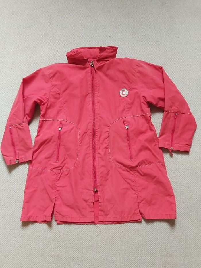 Veste de mi-saison fantaisie, à capuche rouge 5 ans - La Cie des petits