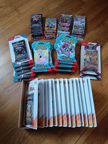 Booster pokemon EB10, EB11, ev02, ev03, ev04, ev06, ev08, ev09