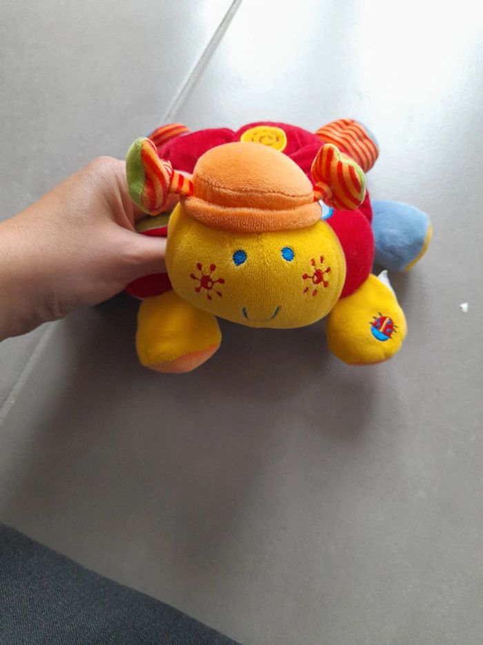 Peluche coccinelle motricité - photo numéro 5