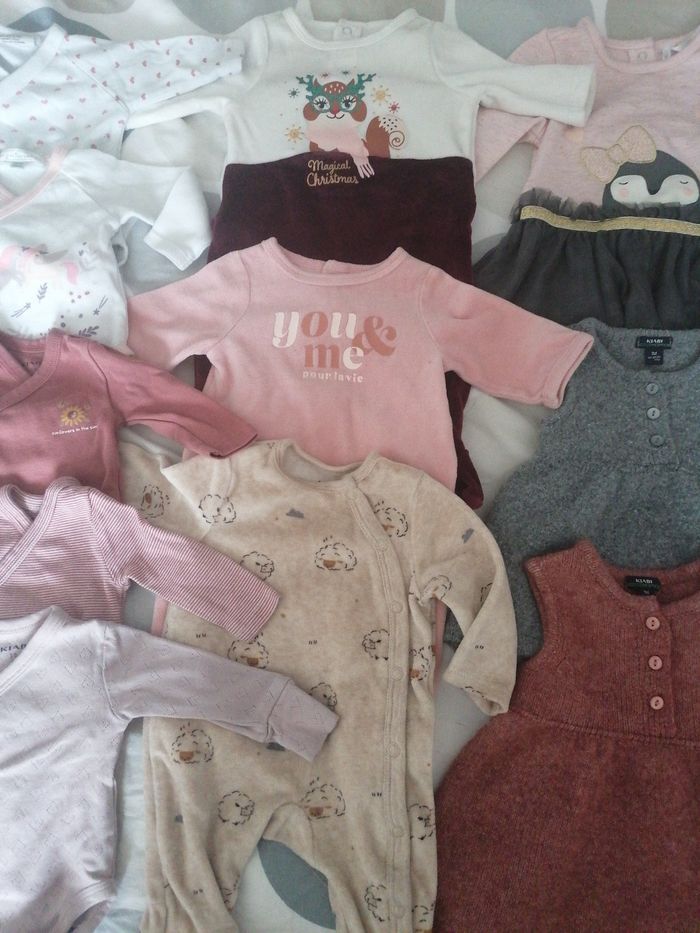 Lot vêtements bébé fille 1 mois - photo numéro 3