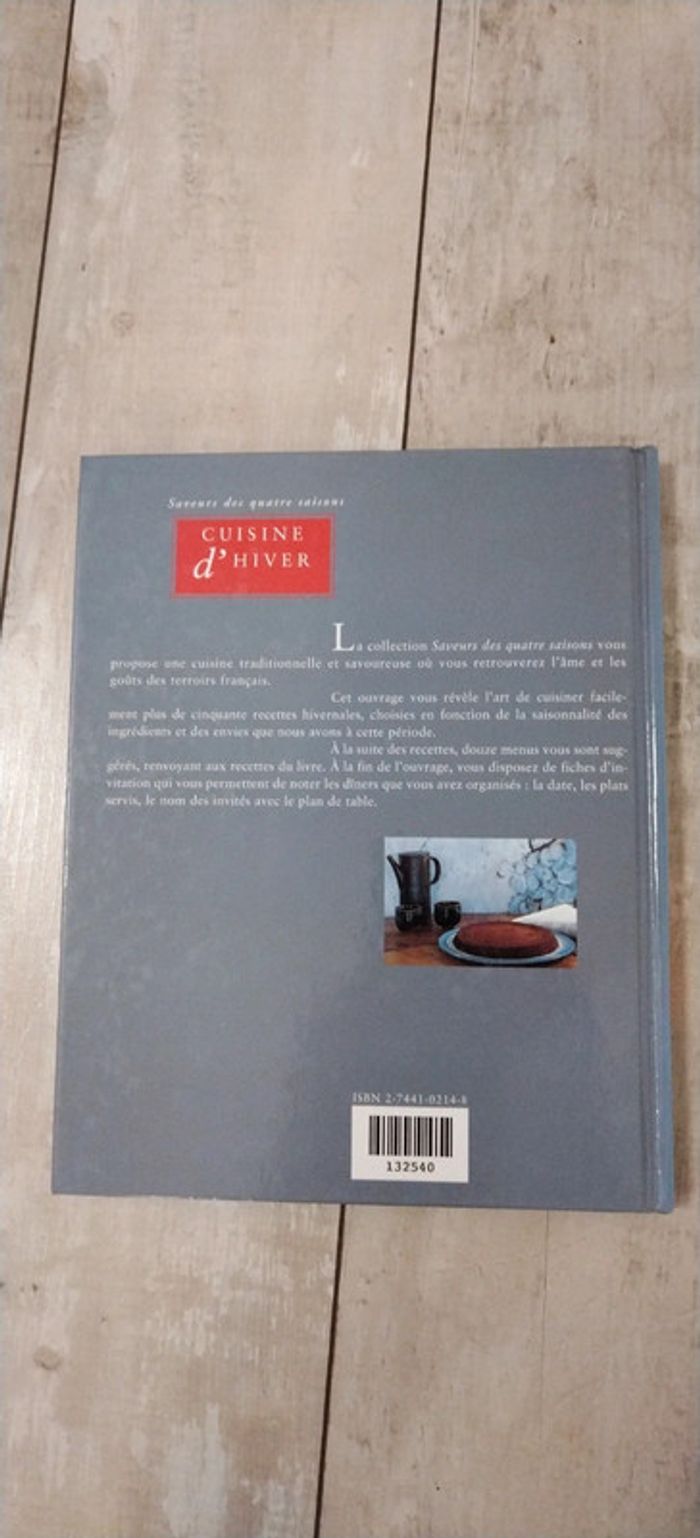 Lot de 4 livres de cuisine "Saveur des quatre saisons" - photo numéro 3